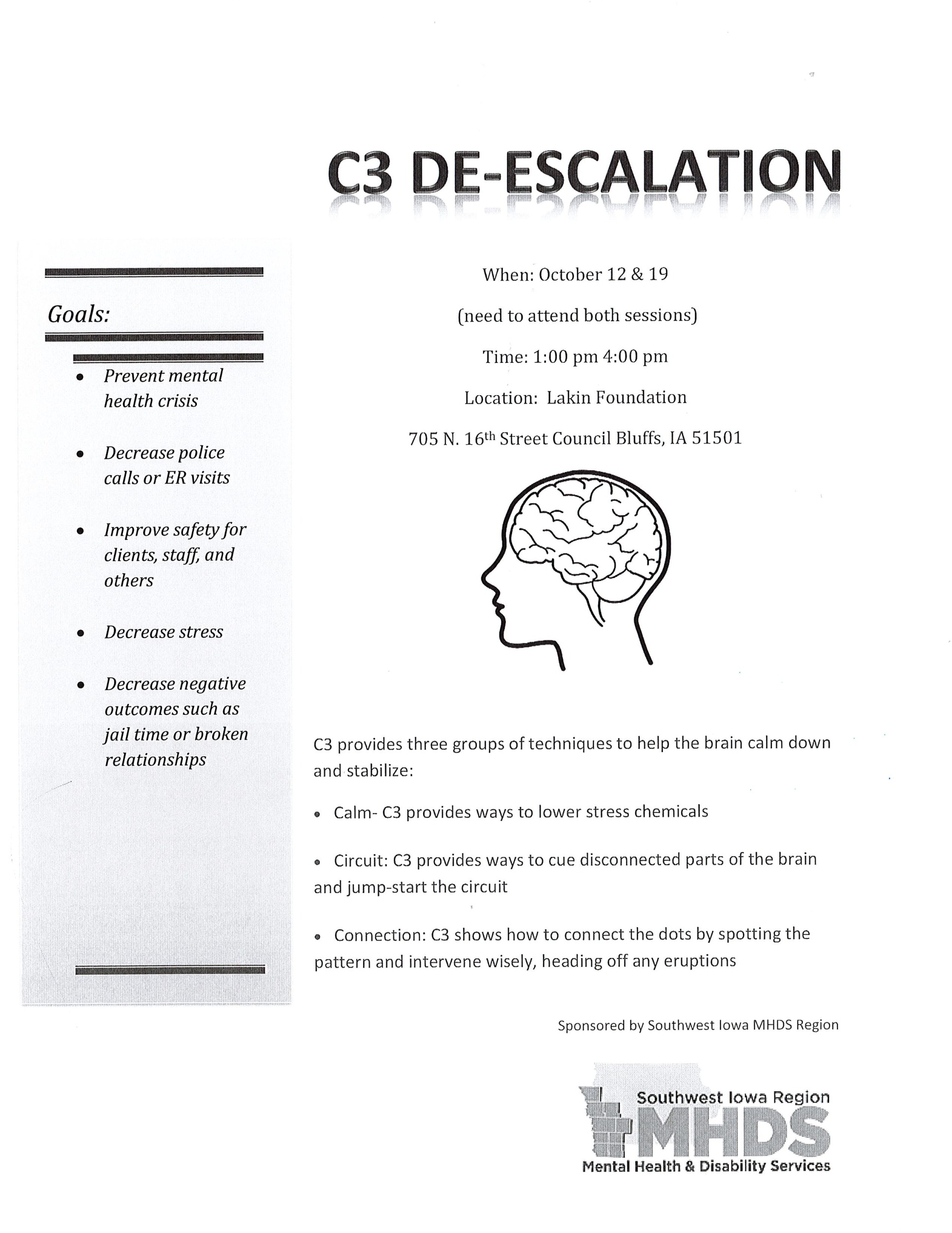 C3 De-escalation