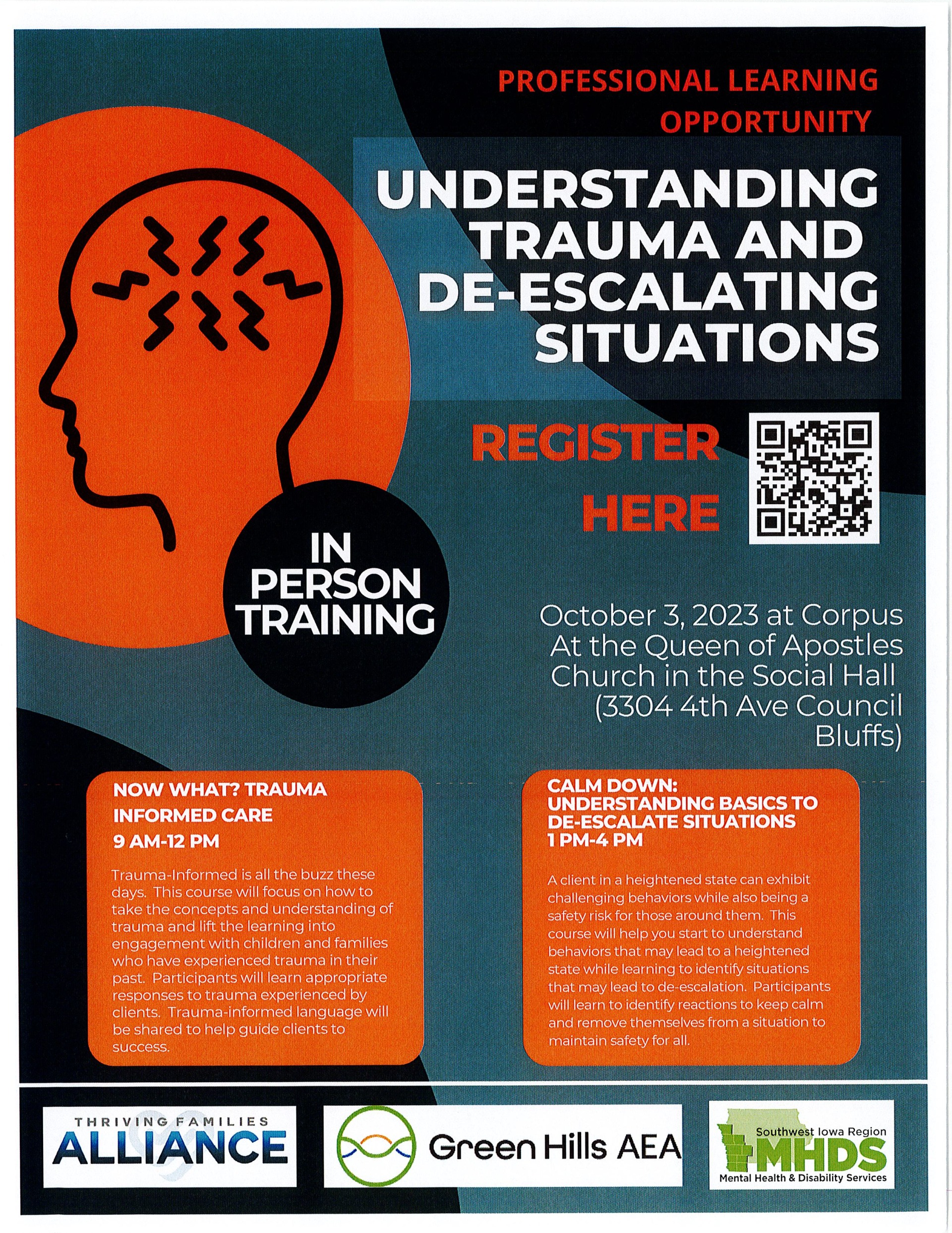 Understanding Trauma and De-Escalating Situations